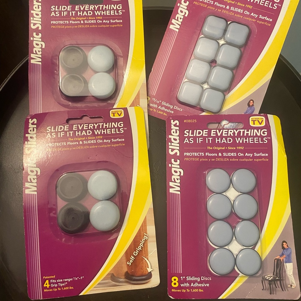 Magic Sliders Self-Gripping Discs 4 Packages